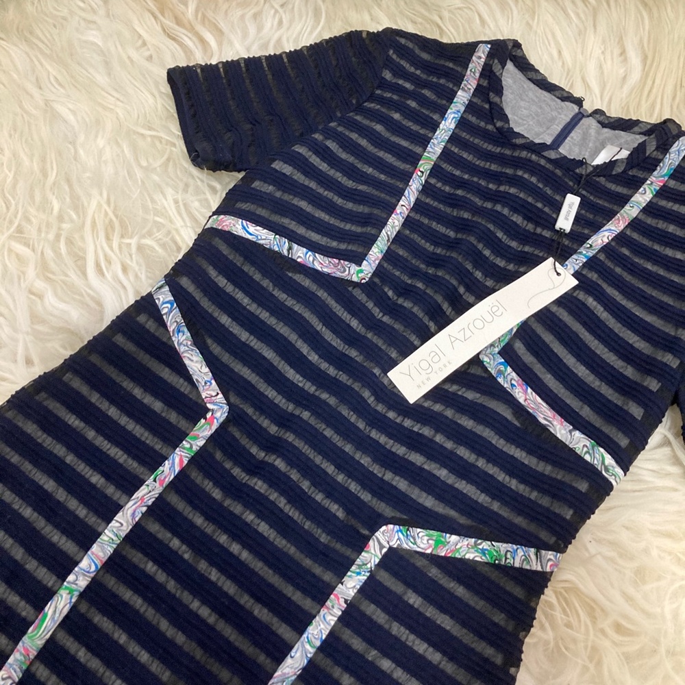 YIGAL AZROUËL Striped Mini Dress - Picture 6 of 11
